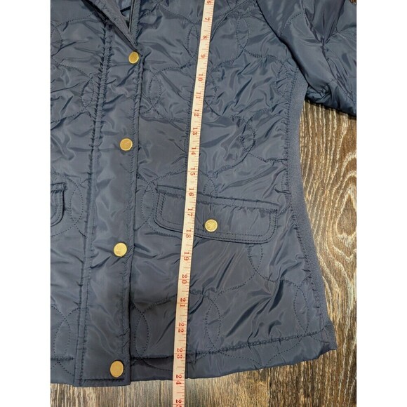 A New Day Womens Dark Blue Quilted Puffer Jacket - Medium - Picture 7 of 7